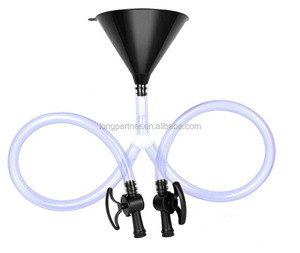 อุปกรณ์เกมดื่มเบียร์ ชุดกรวยคู่พร้อมวาล์วปรับอัตราการไหลแบบใหม่ - Product Image 1