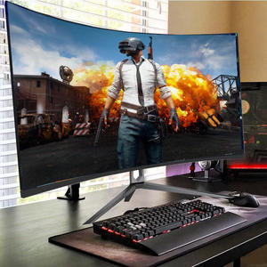 Moniteur de jeu LCD LED Tecmiyo R1500 VA 27 pouces FHD à 3 bords sans cadre avec support en forme de V, moniteur d'ordinateur de bureau - Product Image 1