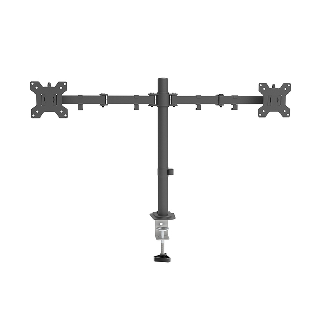 Cheap Dual Arm LCD Monitor Stand 14-32 Inch TV Screens Bracket Display Stand