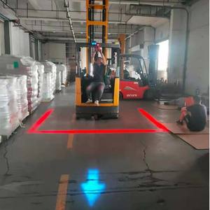 12v 24v bleu et vert double couleur équipement de construction danger zone rouge chariot élévateur voyant d'avertissement de sécurité - Product Image 4