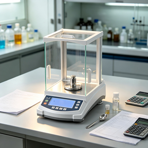 Balance électronique de laboratoire OEM ODM KUNSCALE modèle YK, matériau ABS, écran LCD, 310g 0.0001g 0.1mg, pesage analytique numérique - Product Image 1