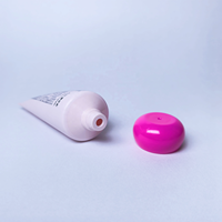 Tube de crème pour les mains en PE avec bouchon à vis en forme de boule, couleur personnalisée, capacité de 30 ml à 180 ml, pour les soins de la peau, les masques faciaux et les crèmes lavantes
