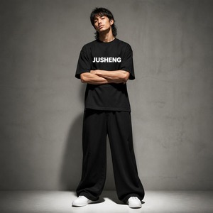 Camiseta Extra Grande para <span class=keywords><strong>Hombre</strong></span> de Alta Calidad, 230g, 100% Algodón, Lisa, Personalizable con Impresión Digital, Ecológica y Antiarrugas - Product Image 2