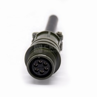 Compatible avec le connecteur 6 broches MS Amphenol MIL C 5015 MS3101A14S-6S