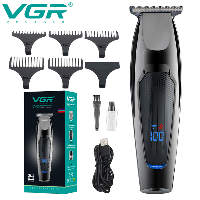 VGR V-070 Electric Rechargeable Professional Hair Trimmer Cordless for Men Hair Cutting Machine