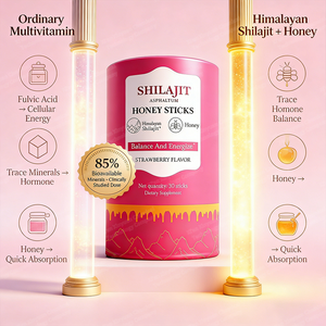 Disponibile a <span class=keywords><strong>marzo</strong></span>: Bastoncini di Shilajit Puro dell'Himalaya per l'Energia - Offerta Speciale Miele (30 Bastoncini) Vitamine per Donna e Uomo - Etichetta Personalizzabile - Product Image 2