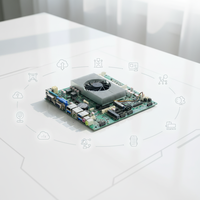 Placa Base Mini ITX con CPU Intel Core I3/i5/i7 de 3.ª Generación, VGA/LVDS/EDP, Pantalla Dual, 4 Puertos COM para Control Industrial y Kioscos