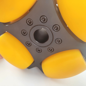 Hochbelastbares Omnidirektionales Rad im Rotacaster-Stil CNC-Gefräste PU-Rolle Schwerlast-Omnirad für AGV-Förderer OEM - Product Image 2