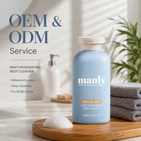 Gel Douche Revitalisant Homme Agrumes & Cèdre OEM/ODM – Nettoyage Doux, Lissant, Rafraîchissant, Rinçage Rapide, Sans Résidus