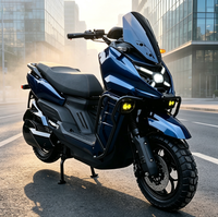 Moto électrique tout-terrain robuste pour adultes, moteur 2000W, pneus larges de 12 pouces, frein à disque double, scooter électrique tout-terrain