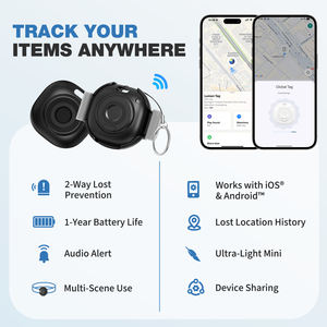 Set Personalizzati di Localizzatori Smart Certificati MFI, Mini Tracker Bluetooth per Chiavi, Portafogli, Bagagli, Compatibili con iOS e Android - Product Image 2