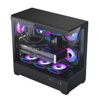 BAJEAL OEM - Caja de PC para Juegos de Torre Completa con Panel Lateral de Acero y Vidrio Templado E-ATX Personalizado, Molde Privado, Compatible con Múltiples Placas Base, USB