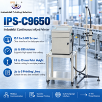 Imprimante jet d'encre CIJ IPS-C9650 pour œufs, machine de codage par lots, imprimante matricielle pour date d'expiration, 285 m/min