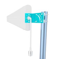 Antena Externa Vertical Log-Periódica de Alta Ganancia para Exteriores, Amplificador de Señal de Teléfono Móvil 698-3800MHz GSM GPRS 4G 5G IP67