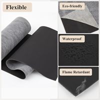 Dayin Vinyle auto-adhésif décoratif à masse chargée (MLV) 3mm – Isolation phonique et barrière acoustique – Vinyle insonorisant à masse chargée (MLV)