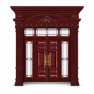 <span class=keywords><strong>Porte</strong></span> <span class=keywords><strong>d</strong></span>'<span class=keywords><strong>entrée</strong></span> de sécurité pour manoir, construction robuste en aluminium moulé, élégante fenêtre en verre <span class=keywords><strong>d</strong></span>époli, ouverture battante, fournisseur - Product Image 3