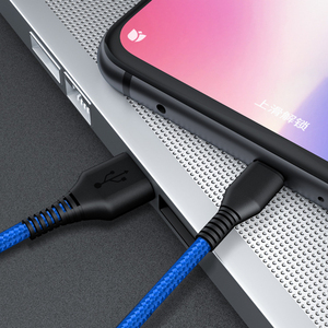 สายถัก PVC Usb Type C สำหรับโทรศัพท์มือถือ,สาย USB Type C แบบ Micro Usb ในหลอดและจอแสดงผลโลโก้ OEM - Product Image 5