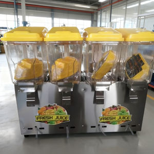 Machine à slush 220V 45KG en acier inoxydable, distributeur de jus 4 saveurs pour restaurant, bar, agents de <span class=keywords><strong>recrutement</strong></span> dans le monde entier - Product Image 6