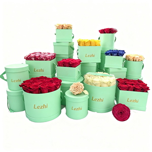 Sang trọng Hai Lớp Hoa Hồng Trá<span class=keywords><strong>i</strong></span> Tim Hộp quà tặng bao bì tùy chỉnh tô<span class=keywords><strong>i</strong></span> yêu bạn Hộp hoa vớ<span class=keywords><strong>i</strong></span> ngăn kéo - Product Image 5