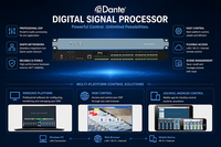 FHB Professional 12x12 DSP Ses İşlemcisi, Video Konferans Çözümleri için Otomatik Miksleme ve Yankı Engelleme Özelliğiyle