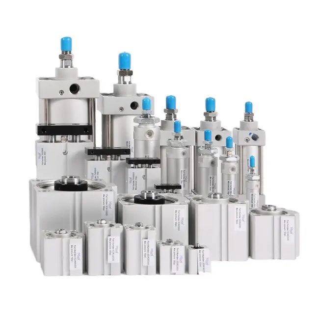 High Quality China Customized ISO6431 Type ADVU Series Pneumatic Actuators Compact Pneumatic Air Cylinders