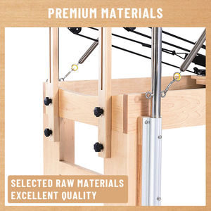 Neuer Trend Pilates Eichenholz Reformer Cadillac Übungsgeräte Pilates Reformer Betten Klappbar - Product Image 2