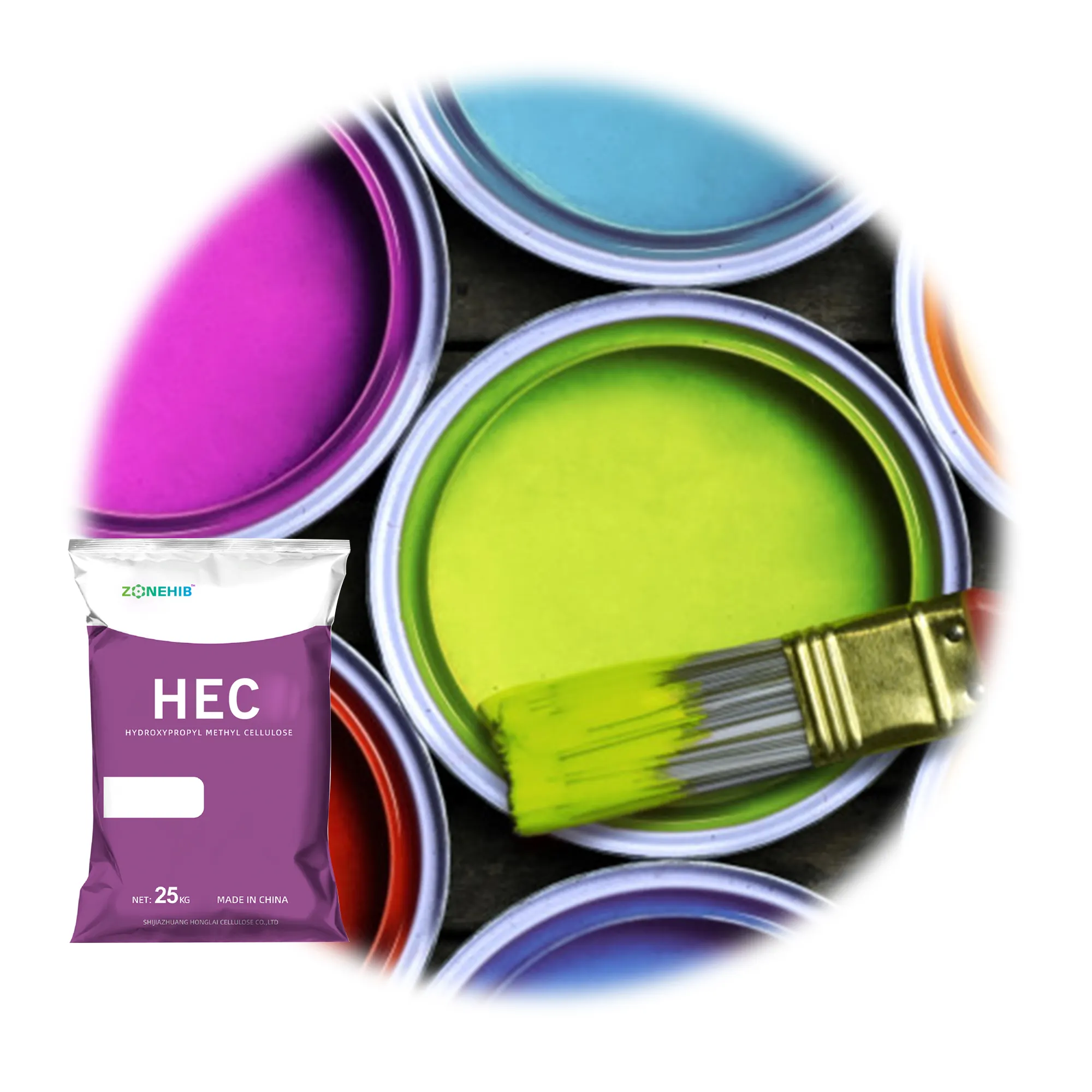 建設資材混合物は、水ベースのラテックス塗料用のポンプ性能を向上させますヒドロキシメチルセルロースエーテルHEC粉末