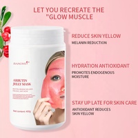 Mascarilla Facial en Polvo Vegana Instantánea Reafirmante, con Ácido Hialurónico y Vitamina C, Exfoliante para Todo Tipo de Piel