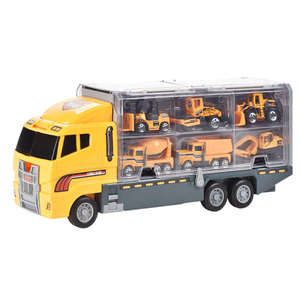 Camión <span class=keywords><strong>de</strong></span> Construcción <span class=keywords><strong>de</strong></span> Plástico Fundido a Presión, Vehículo <span class=keywords><strong>de</strong></span> Ingeniería, Juego <span class=keywords><strong>de</strong></span> Juguetes <span class=keywords><strong>de</strong></span> Transporte, Aleación <span class=keywords><strong>de</strong></span> Metal, Tapete <span class=keywords><strong>de</strong></span> Juego para Niños, Modelo <span class=keywords><strong>de</strong></span> Tipo - Product Image 2