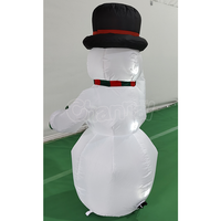Décorations de Noël gonflables sur mesure avec lumières, bonhomme de neige de Noël pour ornement de cour