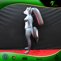 Jouet en peluche gonflable de dessin animé, poupée gonflable japonaise, costume en fourrure gonflable à vendre