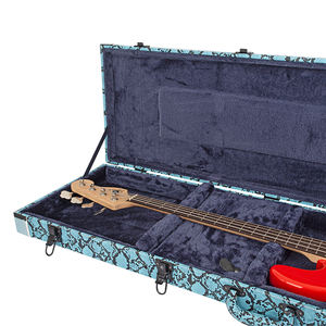 Custodia per chitarra in legno rettangolare con fornitura diretta per basso custom Logo strumento custodia rigida di alta qualità per chitarra - Product Image 5