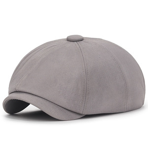Casquette d'<span class=keywords><strong>artiste</strong></span> unisexe solide en forme de citrouille 6 panneaux <span class=keywords><strong>peintre</strong></span> couple cadeaux voyage nouveau béret casquette chapeau - Product Image 2