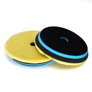 कार पॉलिश और देखभाल के लिए 5 "सफाई और वैक्सिंग कार दा मोटे मध्यम फाइन जापानी ऊन पॉलिश पैड - Product Image 1