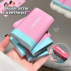 บลัชออนเนื้อครีมแบบแท่ง LUCKGO Water Glow บลัชออนอเนกประสงค์ ทินท์แก้มสไตล์<span class=keywords><strong>เกาหลี</strong></span> ให้ลุคฉ่ำวาวเป็นธรรมชาติ บลัชออนแบบแท่ง ขายส่ง - Product Image 1