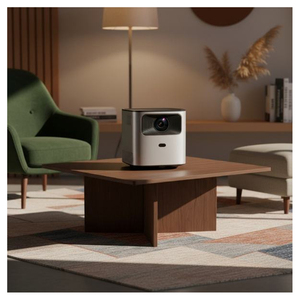 Projecteur portable Sudex Zoom Mini avec zoom optique, LED, home cinéma, Wi-Fi, Bluetooth et haut-parleur pour montage au plafond - Product Image 5