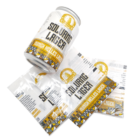 PVC/PET Druck Schrumpf Wrap Hülse Label Für Flaschen Als Nach Größe/Design Wasserdicht