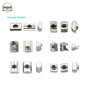 Phổ biến đàn hồi nửa vòng Nut với bóng mạ kẽm hoặc Niken thép không gỉ cho nhôm hồ sơ kết nối Metric chứng nhận - Product Image 6