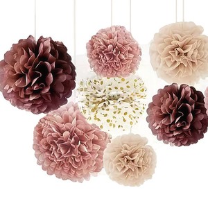 Colorful Birthday Party Decoration Set Paper Honeycomb Balls Star Banner Spiral Streamers Hanging Confetti - Product Image 4