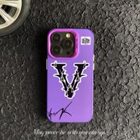 Coque de téléphone tendance personnalisée à dégradé pour iPhone 16 13 Pro Max 12 Mini 11 Pro Xs Xr - Coque de protection élégante Vrunk