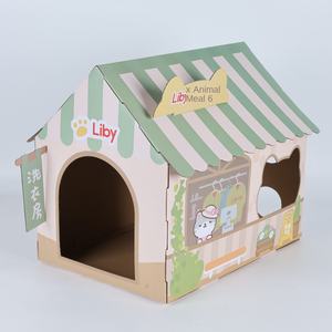 Cama para Gatos <span class=keywords><strong>Libai</strong></span>, Cartón Corrugado Grueso, Rascador para Gatos Personalizable y Suministros para Cuartos de Gatos al por Mayor - Product Image 1