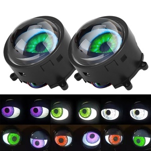 Nouveau design tendance, phares à LED bi-xénon de 2,5 pouces et 3 pouces, yeux de démon, système d'éclairage automobile - Product Image 2