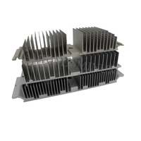 Services de découpe, pliage, poinçonnage et soudage carré de radiateurs en alliage d'aluminium usinés sur mesure par CNC, série 6000, pour l'électronique