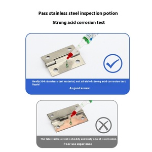 مفصلة تحمل صامتة من الفولاذ المقاوم للصدأ 3 بوصة ، خزانة مفتوحة مسطحة ، ملحقات الأجهزة لأثاث غرفة المعيشة - Product Image 4