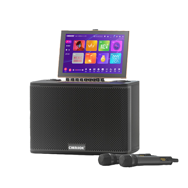 Hot Offer All-in-one Portable Karaoke Players Boombox Speakers Professional Karaoke System Set Jukebox for Home Use