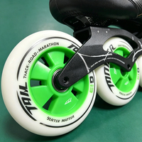 Patins à roulettes professionnels à grande vitesse avec base en fibre de carbone, grandes roues en PU, rollerblades de compétition pour adultes Ruidongle