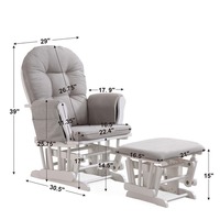Fauteuil à bascule professionnel en bois pour la maison, chaise longue, mobilier de salon moderne