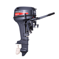 HIMARINE 9.9HP 2-Tak Mesin Tempel Poros Pendek Berbahan Bakar Bensin untuk Kapal Nelayan
