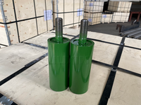 Rouleau de guidage latéral pour convoyeur, rouleau de support de convoyeur, rouleau de transition en acier inoxydable pour convoyeur de ciment, charbon et carrière
