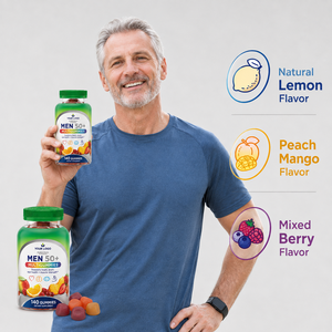 Gomitas Multivitamínicas Diarias OEM, Reponen Rápidamente los Nutrientes Diarios, Sin Edulcorantes Artificiales, Sin Gluten, Multivitamínicos Naturales para Hombres - Product Image 3